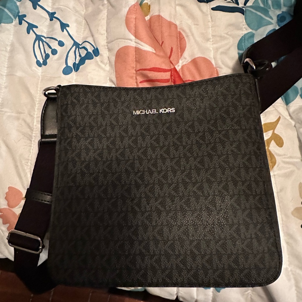 Michael Kors Dark Gray Messenger Bag